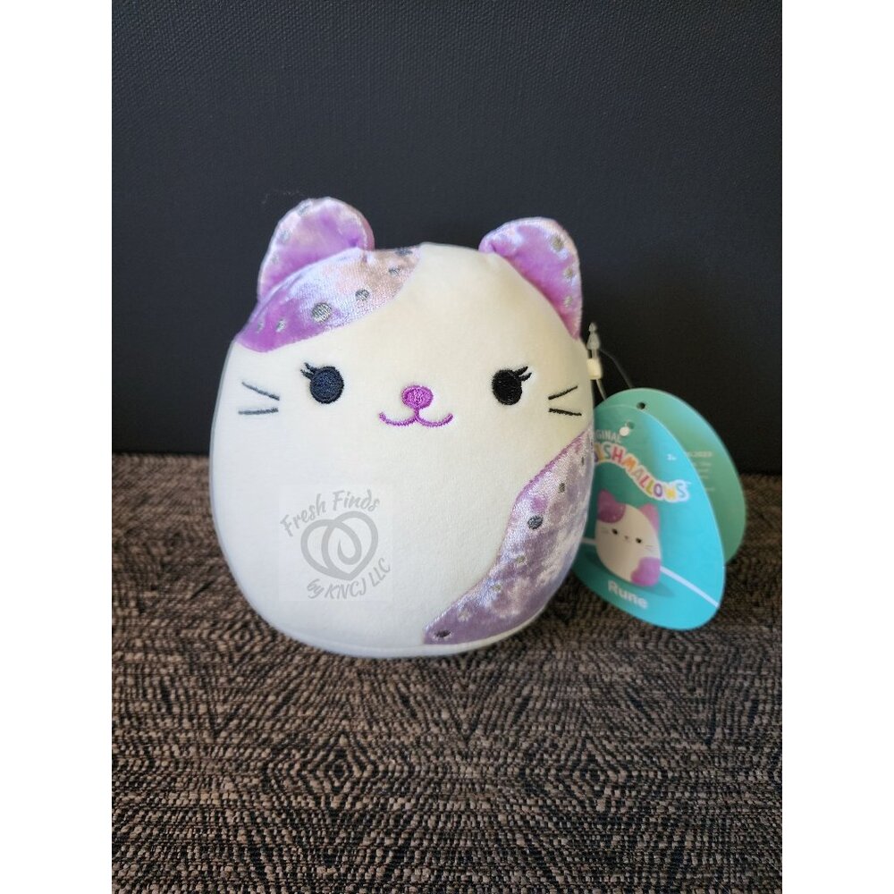 Squishmallows Rune the Cat Velvet 5 Inch Exclusive